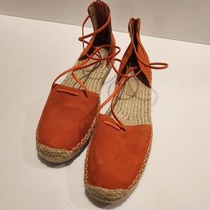 Eileen Fisher Espadrille Flats Size 7.5 LIKE NEW
